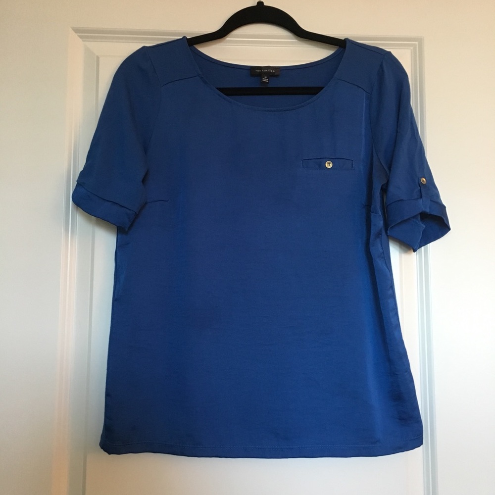 The Limited Blouse in Blue | size medium